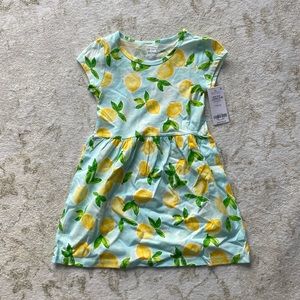 NWT Carter’s Toddler Girls Lemon Dress - 4T